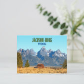 Carte Postale Jackson Hole Wyoming Vintage (Debout devant)