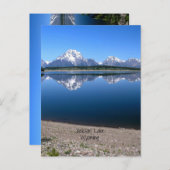Carte Postale Jackson Lake, Wyoming (Devant / Derrière)