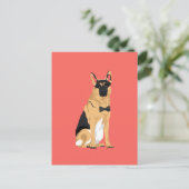 Carte Postale Jackson Le Berger Allemand Dapper (Debout devant)