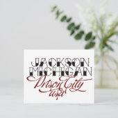 Carte Postale Jackson Michigan (Debout devant)