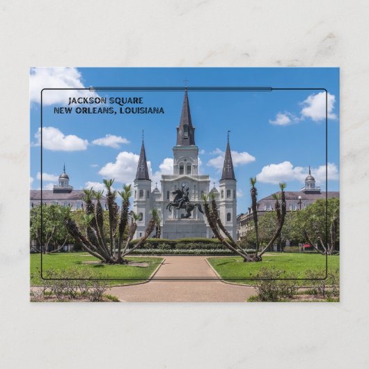 Carte Postale Jackson Square, NOLA (Devant)