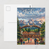 Carte Postale Jackson, Wyoming (Devant / Derrière)