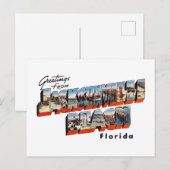 Carte Postale Jacksonville Beach FL 1 (Devant / Derrière)