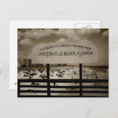 Carte Postale Jacksonville Beach, Floride (Devant / Derrière)