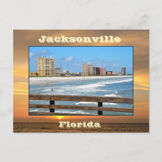 Carte Postale Jacksonville Beach, Floride (Devant)