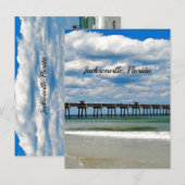 Carte Postale Jacksonville, Florida Pier (Devant / Derrière)