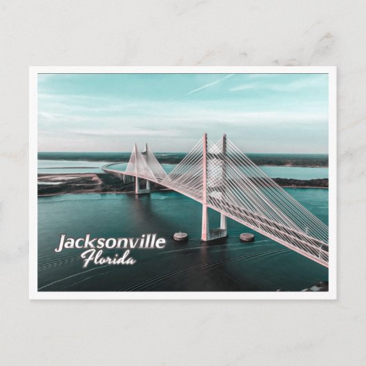 CARTE POSTALE JACKSONVILLE FLORIDA - PONT DAMES POINT (Devant)