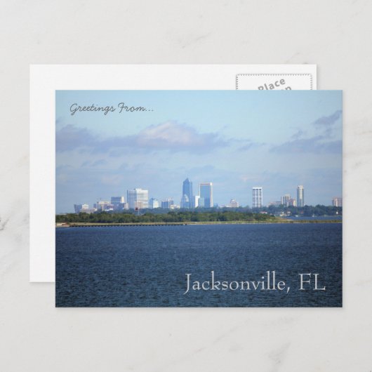 Carte postale Jacksonville, Floride (Devant / Derrière)