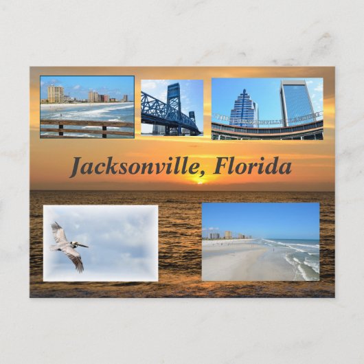 Carte Postale Jacksonville, Floride (Devant)