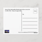 Carte Postale Jacksonville, Floride, États-Unis (Dos)