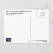 Carte Postale Jacksonville, Floride, États-Unis (Dos)