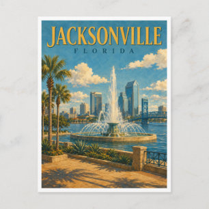Carte Postale Jacksonville Floride Fontaine de l'Amitié GeoSaga