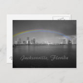 Carte Postale Jacksonville, Floride Rainbow (Devant / Derrière)