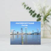 Carte postale Jacksonville, Floride Skyline (Debout devant)