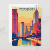 Carte Postale Jacksonville, Floride, Travel (Devant / Derrière)