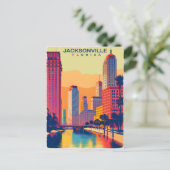 Carte Postale Jacksonville, Floride, Voyage (Debout devant)