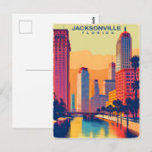 Carte Postale Jacksonville, Floride, Voyage (Devant / Derrière)