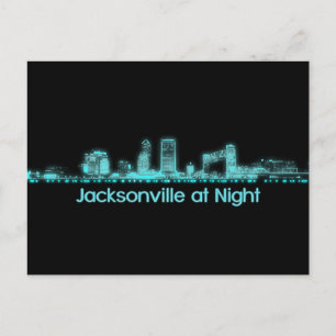 Carte Postale Jacksonville Skyline