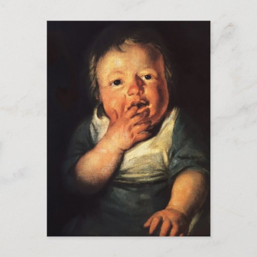 Carte Postale Jacob Jordaens - Étude sur les petits enfants (Devant)
