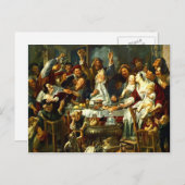 Carte Postale Jacob Jordaens - Le Roi Boit (Devant / Derrière)