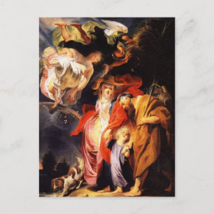 Carte Postale Jacob Jordaens - Retour d'Egypte de la Sainte Fami