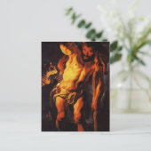 Carte Postale Jacob Jordaens - Saint Christopher portant un enfa (Debout devant)