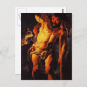 Carte Postale Jacob Jordaens - Saint Christopher portant un enfa (Devant / Derrière)