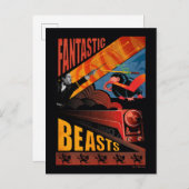 Carte Postale Jacob Kowalski Fantastic Beasts Affiche Vintage (Devant / Derrière)