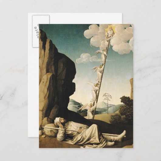 Carte Postale Jacob's Ladder, c.1490 (Devant / Derrière)