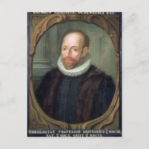 Carte Postale Jacobus Arminius, professeur de théologie
