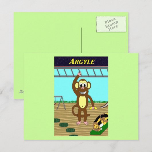 Carte Postale Jacquard (Devant / Derrière)