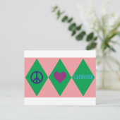 Carte Postale Jacquard de crosse (Debout devant)