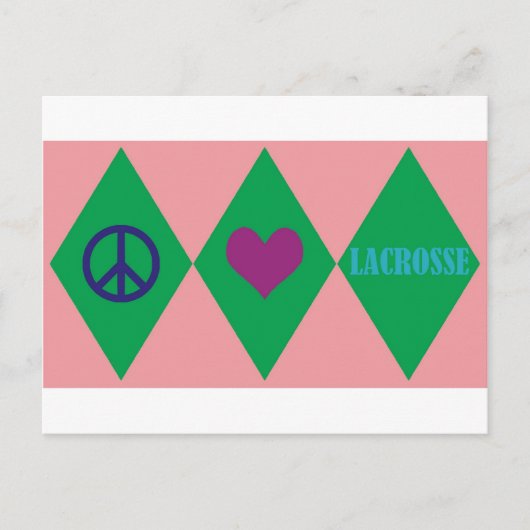 Carte Postale Jacquard de crosse (Devant)