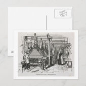 Carte Postale Jacquard Power Looms (gravure) (Devant / Derrière)