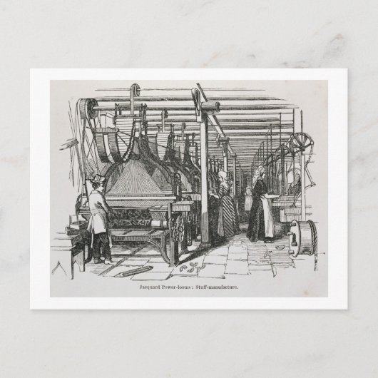 Carte Postale Jacquard Power Looms (gravure) (Devant)