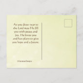 Carte Postale Jacques 4:8 Il s'approchera de Dieu, Il s'approche (Dos)