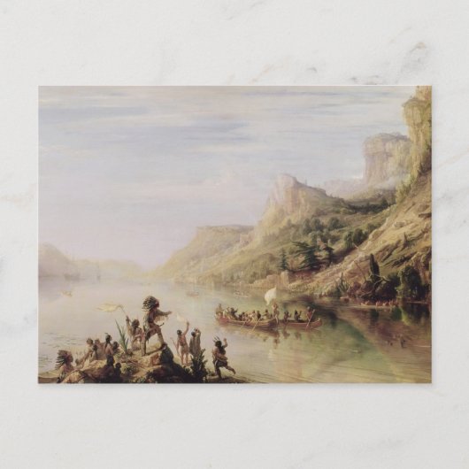 Carte Postale Jacques Cartier Découverte du Saint-Laurent (Devant)