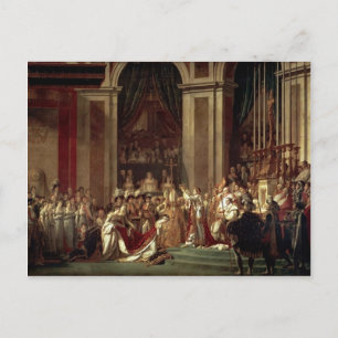 Carte Postale Jacques David-Consecration & Coronation