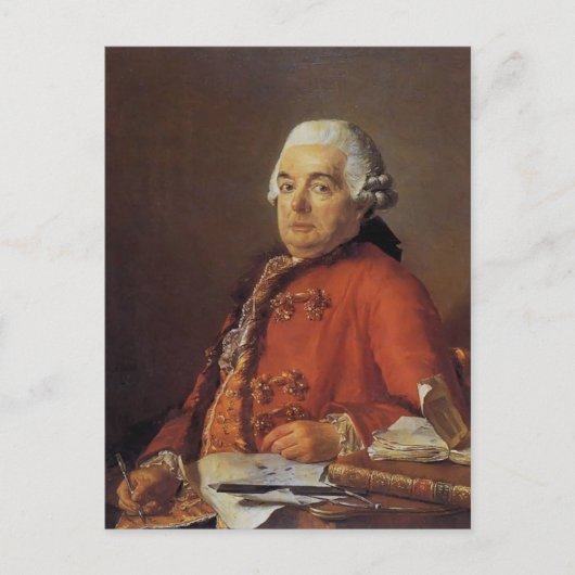 Carte Postale Jacques David- Portrait de Jacques François (Devant)