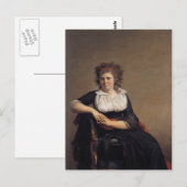 Carte Postale Jacques David- Robertine Tourteau (Devant / Derrière)