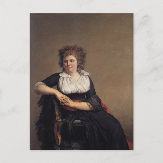 Carte Postale Jacques David- Robertine Tourteau (Devant)