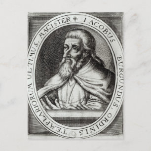 Carte Postale Jacques de Molay Maître des Templiers de Chevalier