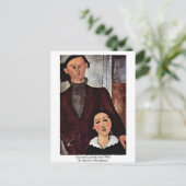 Carte Postale Jacques Lipchitz, Femme De Amedeo Modigliani (Debout devant)