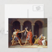 Carte Postale Jacques-Louis David Art (Devant / Derrière)