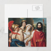 Carte Postale Jacques-Louis David - La colère d'Achille (Devant / Derrière)