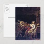 Carte Postale Jacques-Louis David - La douleur d'Andromache (Devant / Derrière)