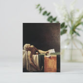 Carte Postale Jacques-Louis David - La mort de Marat (Debout devant)