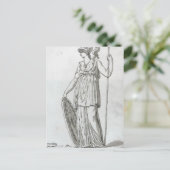 Carte Postale Jacques-Louis David : Minerva (Debout devant)