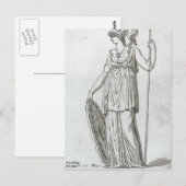 Carte Postale Jacques-Louis David : Minerva (Devant / Derrière)