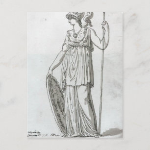Carte Postale Jacques-Louis David : Minerva
